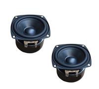 Qsvbeeqj Haut-parleur carré portable à double aimant pour améliorer le son des basses pour smartphones et ordinateurs portables, haut-parleurs woofer, camping en plein air avec basses