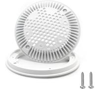 Qsvbeeqj Housses de drainage rondes de 20,32 cm pour piscine - Couvercle principal pour remplacement de piscine - Dimensions de tuyau de vidange principal