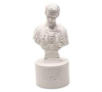 Qsvbeeqj Ides Of March Porte-crayons Décoration de bureau Julius César Statue Porte-stylo pour organisateurs de bureau et accessoires Décoration de bureau Porte-stylo