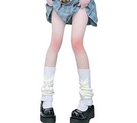 Qsvbeeqj Jambières d'hiver chaudes en tricot pour femme - Chaussettes longues - Poignets de bottes - Leggings - Genouillères - Manchons de mollets pour femme - Chaussettes chaudes pour femme - Pour