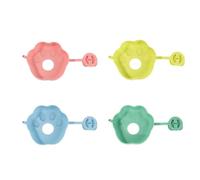 Qsvbeeqj Jolies pattes de chat Stabilisateurs de crème glacée Alimentaire Matériaux en silicone sûrs Outil de dessert Mesure Outil de dessert pour maisons Cuisine Lave-vaisselle Coffre-fort Crème