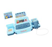 Qsvbeeqj Jouet interactif Treat Play Cassier pour enfants - Supermarché réaliste - Expérience des mathématiques éducatives - Jeu éducatif à partir de 3 enfants - Jouet de checkout de supermarché