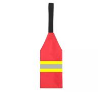 Qsvbeeqj Kayak Drapeaux d'avertissement Canoës Drapeaux d'avertissement avec sangle Kayak Sécurité Drapeaux de voyage pour canoës, kayaks, bateaux, camions, voitures