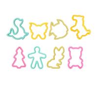 Qsvbeeqj Kit d'outils de pâte à moisissures et animaux de dessin animé merveilleux pour les enfants et l'exploration Encourager l'imagination La créativité Effets Ils font des jouets de cuisine pour
