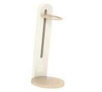 Qsvbeeqj Kit spécial bouche en plastique pour salle de bain comprenant des bols en bambou et des porte-gobelets en carton