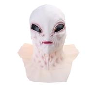 Qsvbeeqj L'émulsion effrayante fait des coiffures extraterrestres réalistes Accessoires effrayants Fête Faveurs pour les fournitures créatives Enfants Soulagement de l'ennui Halloween Latex Chapeaux