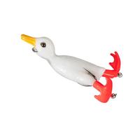 Qsvbeeqj Leurre de Pêche Souple Hélice 3D Pêche Appâts Canards Topwaters Natation Appât Double Crochet Canard Appâts Artificiels