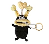 Qsvbeeqj Lèvres épaisses Monstres Tirez Type Clés Sac À Main Tricoter Clés Portefeuilles Drôle Cas De Voiture Ménage Titulaire À La Main Tricot Keyss Portefeuilles Voiture, K, Taille Unique