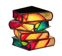 Qsvbeeqj Livres empilés littéraires Pots décoratifs pour plantes succulentes avec drainage gothique décorations de maison bureau cadeau décors littéraires Têtes de fleurs