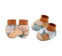 Qsvbeeqj Lot de 1 moufles en coton anti-rayures, douces, respirantes, chaudes, pour garçons et filles de 0 à 6 mois, o, Taille unique