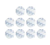 Qsvbeeqj Lot de 10 autocollants double face étanches pour une installation facile et une durabilité, multicolore, 40MM