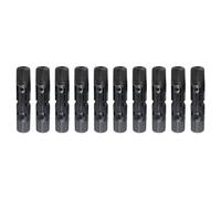 Qsvbeeqj Lot de 10 connecteurs solaires polyvalents Accessoires portables pour une transmission efficace du courant dans les connexions solaires d'environnement dur