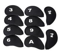 Qsvbeeqj Lot de 10 housses de protection souples pour club de golf