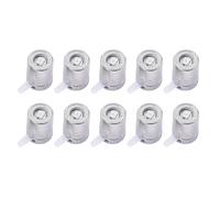 Qsvbeeqj Lot de 10 petites ampoules LED de rechange pour maisons de poupées, lampes miniatures pour décoration de maisons de poupées, projecteurs pour présentoirs, fêtes, décorations de mariage