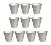 Qsvbeeqj Lot de 10 petits moules à gâteaux en aluminium antiadhésifs pour cupcakes et darioles en aluminium