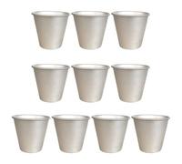 Qsvbeeqj Lot de 10 petits moules à gâteaux en aluminium antiadhésifs pour cupcakes et darioles en aluminium