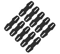 Qsvbeeqj Lot de 10 rouleaux de bande de kinésiologie - Accessoire de sport élastique pour le soutien du poignet - Attache rapide - Blessure