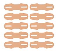 Qsvbeeqj Lot de 10 rouleaux de bande de kinésiologie - Accessoire de sport élastique pour le soutien du poignet - Attache rapide - Blessure