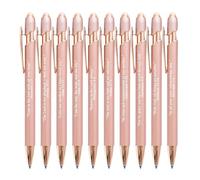 Qsvbeeqj Lot de 10 stylos à bille bibliques avec écrans tactiles pour écriture lisse