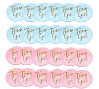 Qsvbeeqj Lot de 12/24 badges de découverte de sexe pour fête prénatale pour nouveau-nés