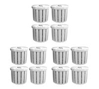 Qsvbeeqj Lot de 16 supports de plantes aquatiques en maille hydroponique - Pot de culture sans souci, pour la sécurité et le confort des réservoirs de poissons
