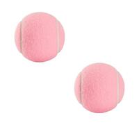 Qsvbeeqj Lot de 2/6 balles d'exercice de tennis à haute résilience accrocheuses pour athlètes professionnels et joueurs Balles d'entraînement professionnelles décontractées
