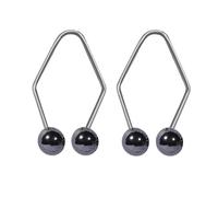 Qsvbeeqj Lot de 2 faux bijoux pour le développement des muscles du visage, taille unique, Comme décrit, Comme décrit.