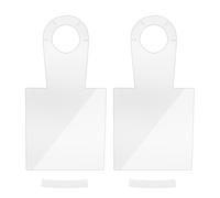 Qsvbeeqj Lot de 2 feuilles de protection complète pour vélo, manivelle, film transparent, protège-manivelle, autocollants pour manivelle, vélo