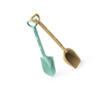 Qsvbeeqj Lot de 2 pelles à sable pour jeu créatif Plage Sable Jeu de bacs à sable Essentiels Enfants Outil de jardinage pour enfants Activités de plein air Jouets Enfants Pelle à sable pour le jardin