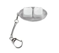 Qsvbeeqj Lot de 2 touches de touches pour jouets - Testeur de porte-clés - Commentaires tactiles pour soulager l'anxiété - Jouet de bureau et de voyage - Porte-clés créatif