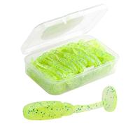 Qsvbeeqj Lot de 20 pêches artificielles douces