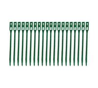 Qsvbeeqj Lot de 20 sangles de fixation pour plantes avec texture os de poisson Plusieurs tailles pour un soutien sûr des légumes floraux dans les jardins, les potagers, les liens de soutien