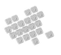 Qsvbeeqj Lot de 21 capuchons de claviers transparents rétroéclairés Love Not Carveds pour une utilisation de nuit ou bureau