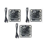 Qsvbeeqj Lot de 3 modules d'appareil photo USB Ov9732 1 MP HD720P Objectif 100° pour la reconnaissance faciale et la photographie de drone, la détection de plaque d'immatriculation
