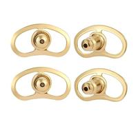 [Qsvbeeqj] Lot de 4 bouchons d'oreille de rechange confortables pour lobe d'oreille