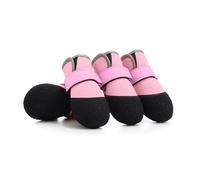 Qsvbeeqj Lot de 4 chaussures de protection pour chien - Chaussures de sport polyvalentes - Respirantes - Pour la course et la randonnée - Grande taille