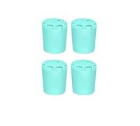 Qsvbeeqj Lot de 4 couvercles de protection en silicone de poignée élastique pour canne à pêche queue coussin fessier partie de l'équipement