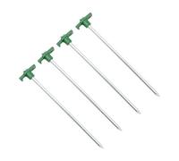 Qsvbeeqj Lot de 4 piquets de tente de camping de type Heavy - Accessoires de tente de stabilité pour alpinistes et voyages de pêche - Ancrage au sol