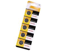 Qsvbeeqj Lot de 5/10 piles bouton au lithium CR1616 CR1620 CR1625 CR1632 3 V pour télécommandes et appareils électroniques