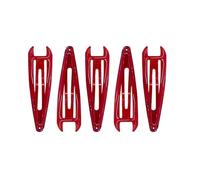 Qsvbeeqj Lot de 5 barrettes à cheveux en forme de diable rouge - Élégantes - Pour renforcer vos styles avec une touche ludique