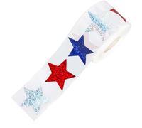 Qsvbeeqj Lot de 500 autocollants étoiles à paillettes pour récompenses des élèves Autocollants auto-adhésifs pour salle de classe et enseignants Utilisation facile Peeling Récompenses de classe