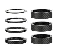 Qsvbeeqj Lot de 7/9 casques de vélo Spacer Bike Tige avant Fourche avant Fourche Entretoise pour VTT Vélo de Montagne