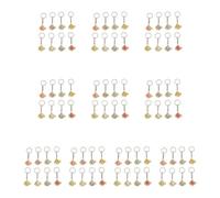 Qsvbeeqj Lot de 8 porte-clés en silicone pour décoration effet veilleuse