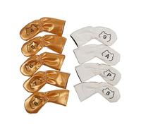 Qsvbeeqj Lot de 9 couvre-chefs de golf en cuir synthétique épais et imperméable