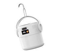 Qsvbeeqj Lumières solaires d'extérieur LED Camping Lumière USB Rechargeable Tente Lumière extérieure Portable Night Light avec crochet Facile à nous Rechargeable USB Suspendus Lumières avec crochet