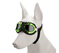 Qsvbeeqj Lunettes de chien Protection des yeux Lunettes de soleil Protection contre le vent Personnalité Chiot Lunettes pour petits chiens médias Lunettes de sécurité flexibles