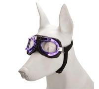 Qsvbeeqj Lunettes de chien Protection des yeux Lunettes de soleil Protection contre le vent Personnalité Chiot Lunettes pour petits chiens médias Lunettes de sécurité flexibles