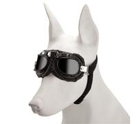Qsvbeeqj Lunettes de chien Protection des yeux Lunettes de soleil Protection contre le vent Personnalité Chiot Lunettes pour petits chiens médias Lunettes de sécurité flexibles