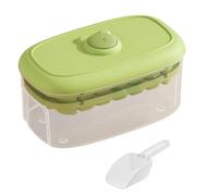 Qsvbeeqj Machine à glaçons avec design simple Demold 56 cubes Bac de congélation double couche pour cocktails café cuisine rangement et joint de fuite avec