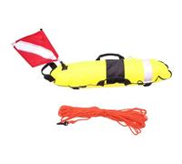 Qsvbeeqj Marqueur de plongée pour bouées - Marqueur de surface de plongée - Avec drapeau et corde - Pour bétonnage - Facile à utiliser - Facile à transporter - Pour pêche au harpon